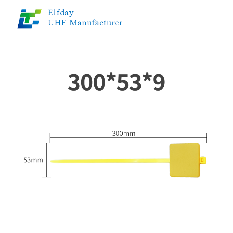Detachable Reusable UHF RFID Zip Tie Tags for Asset Tracking with Secure Fastening